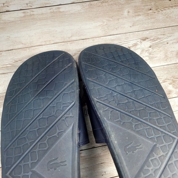 Lacoste Fraisier Men's Size 9 Blue Open Toe Sandals - Picture 10 of 11